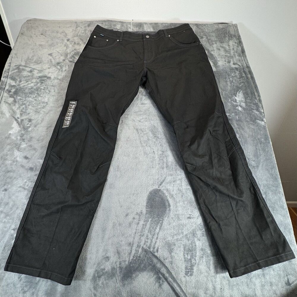 NWT Kuhl Sz 42/32 Easy RYDR Pants Men's Mid Weight Euro Twill Black Ryder Kühl - Picture 11 of 16